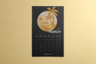 Custom calendar printing services by ColorAura
