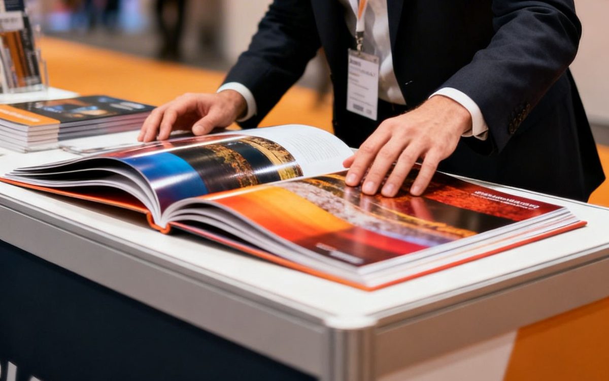 Product catalogue printed by ColorAura