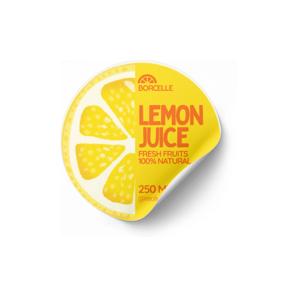 Round Stickers (1.5 x 1.5 Inch, White Paper Sticker, 50)