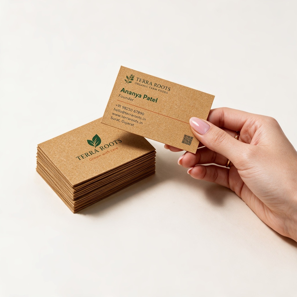 Eco-Friendly Kraft Business Cards
