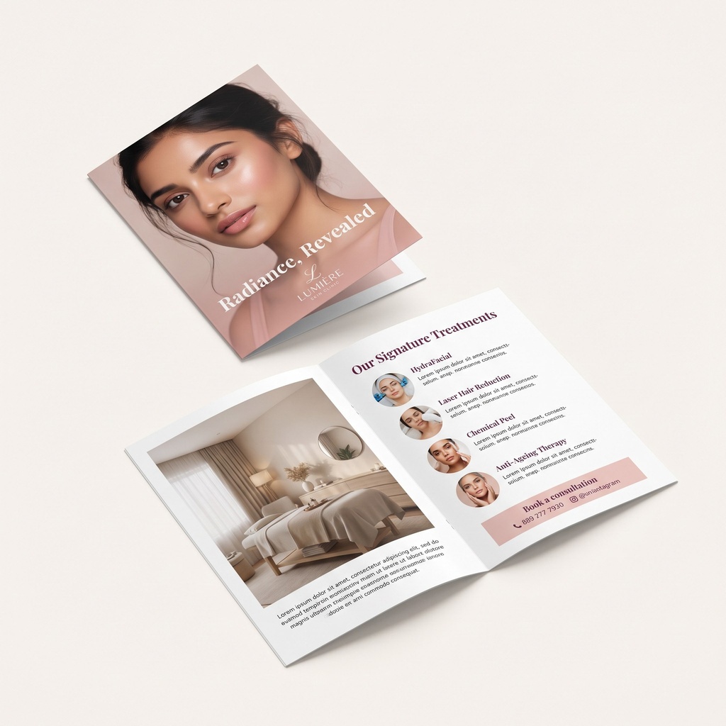 Bi-fold Brochures (Half-fold) (A4 ( 8.3 X 11.7 Inch ), Standard Finish, 25)