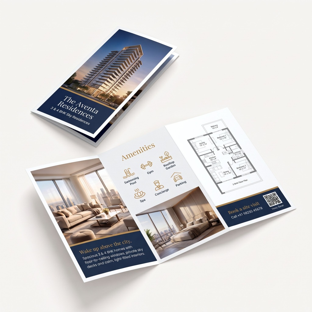 Tri-fold Brochures (25, Standard Finish)