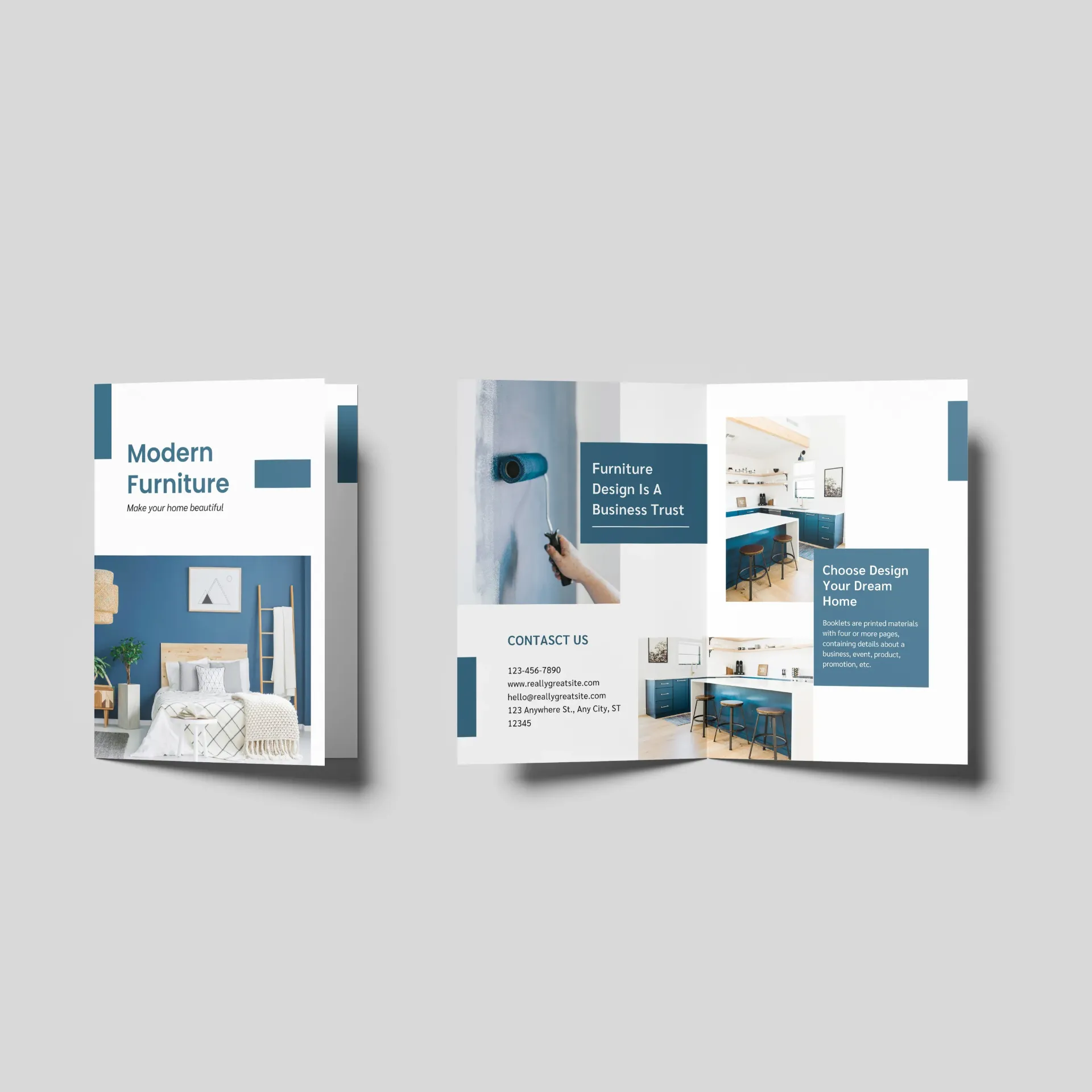 Bi-fold Brochures printing by ColorAura